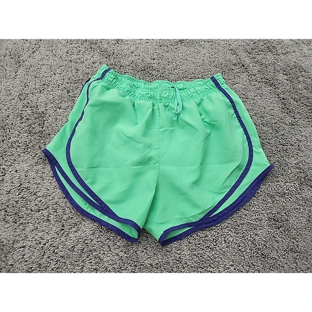 Nike Dri-Fit Running Shorts Women's M Mint Green Athletic Gym